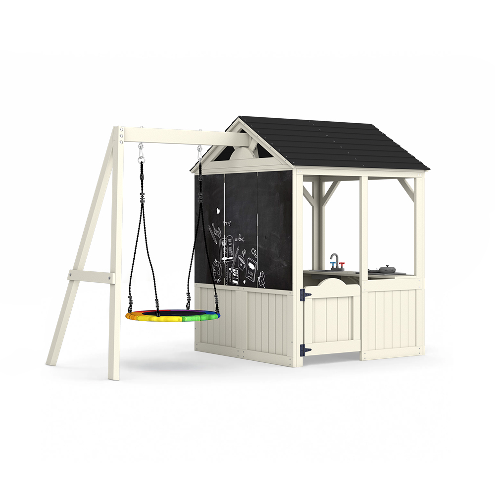 Kids Outdoor House With Kitchen - Perlengkapan Taman, Perabotan Taman, Rumah-rumahan Anak,