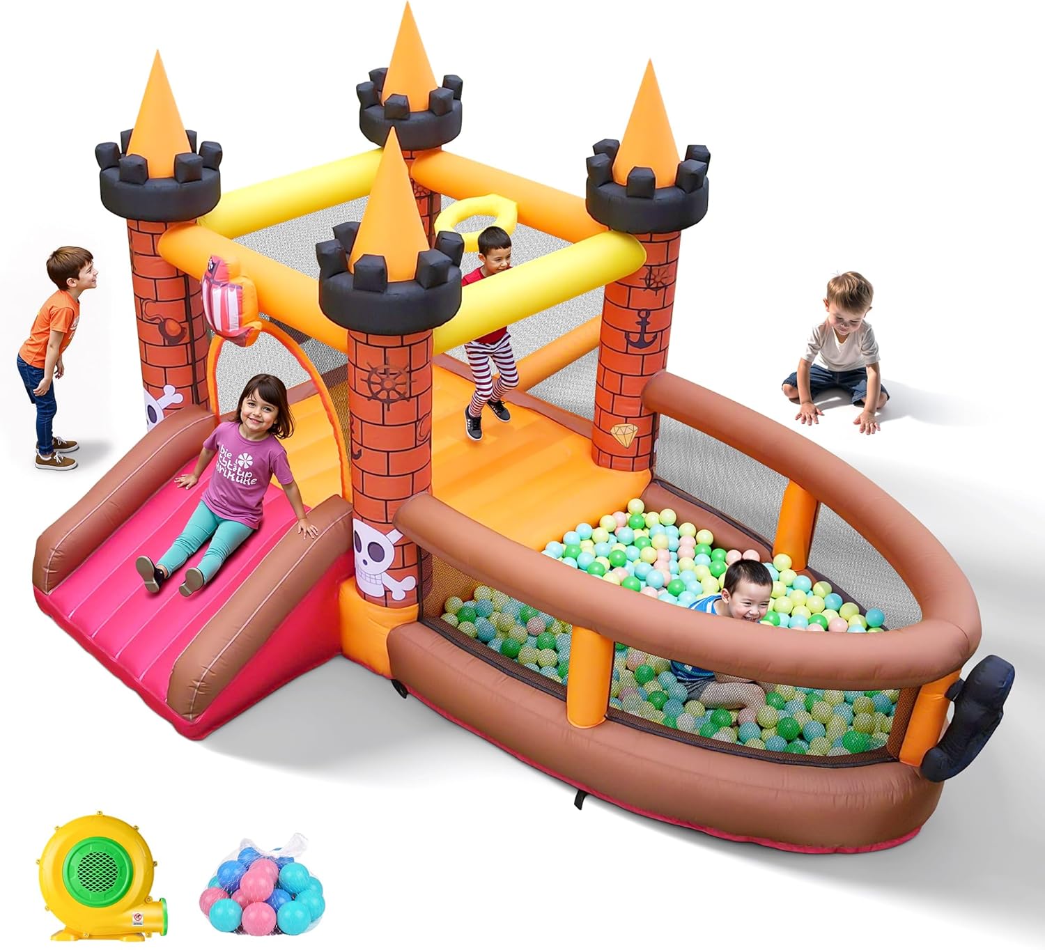 Kids Outdoor House - Rumah Loncat Tiup untuk Anak Usia