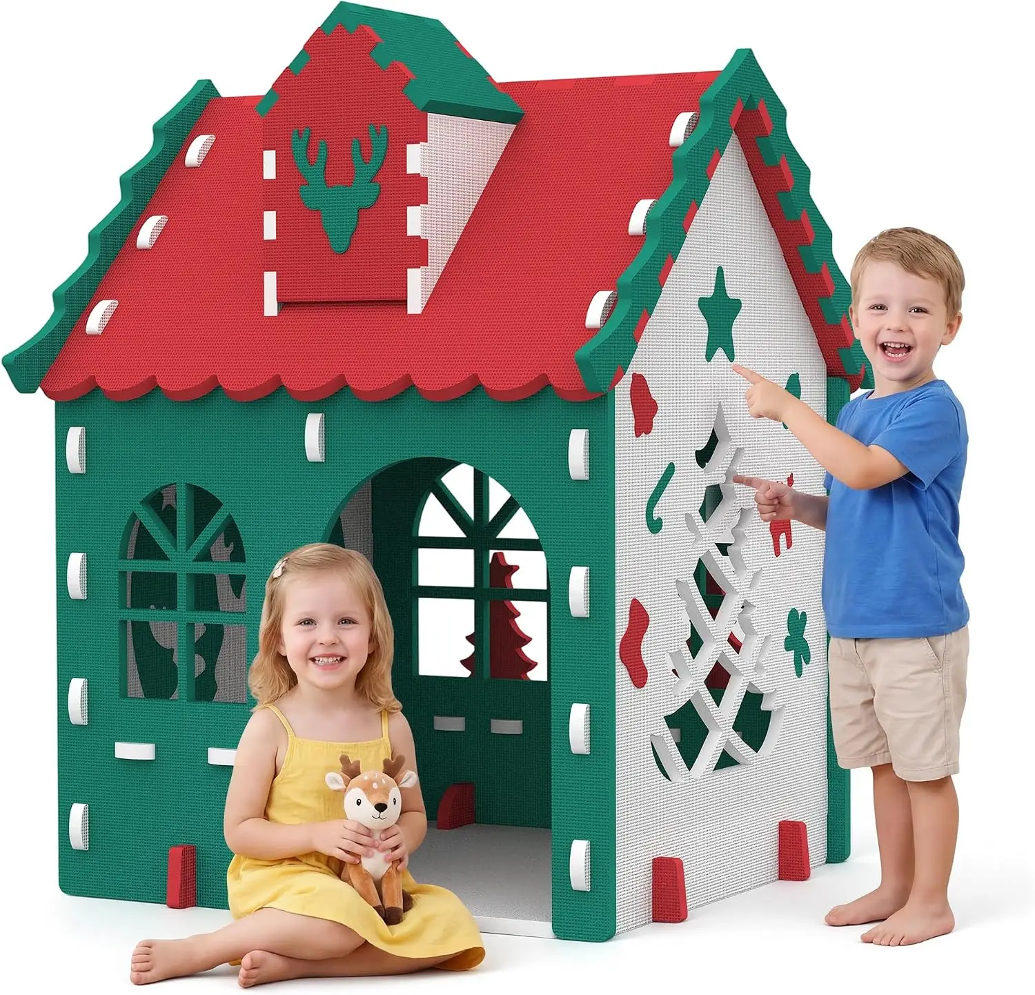 Kids Outdoor House With Kitchen - Rumah Mainan Anak Tema Dapur, Rumah