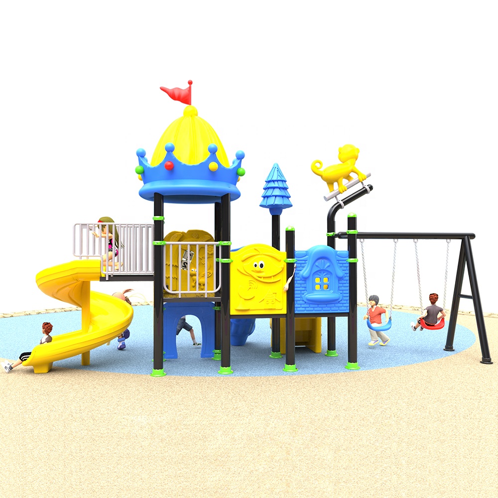 Kids Outdoor Swing Set With Slide - Area Bermain Anak Multifungsi Grosir untuk