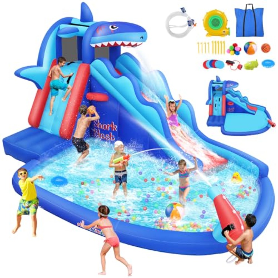 Kids Outdoor House - Perosotan air tiup outdoor/indoor untuk anak-anak