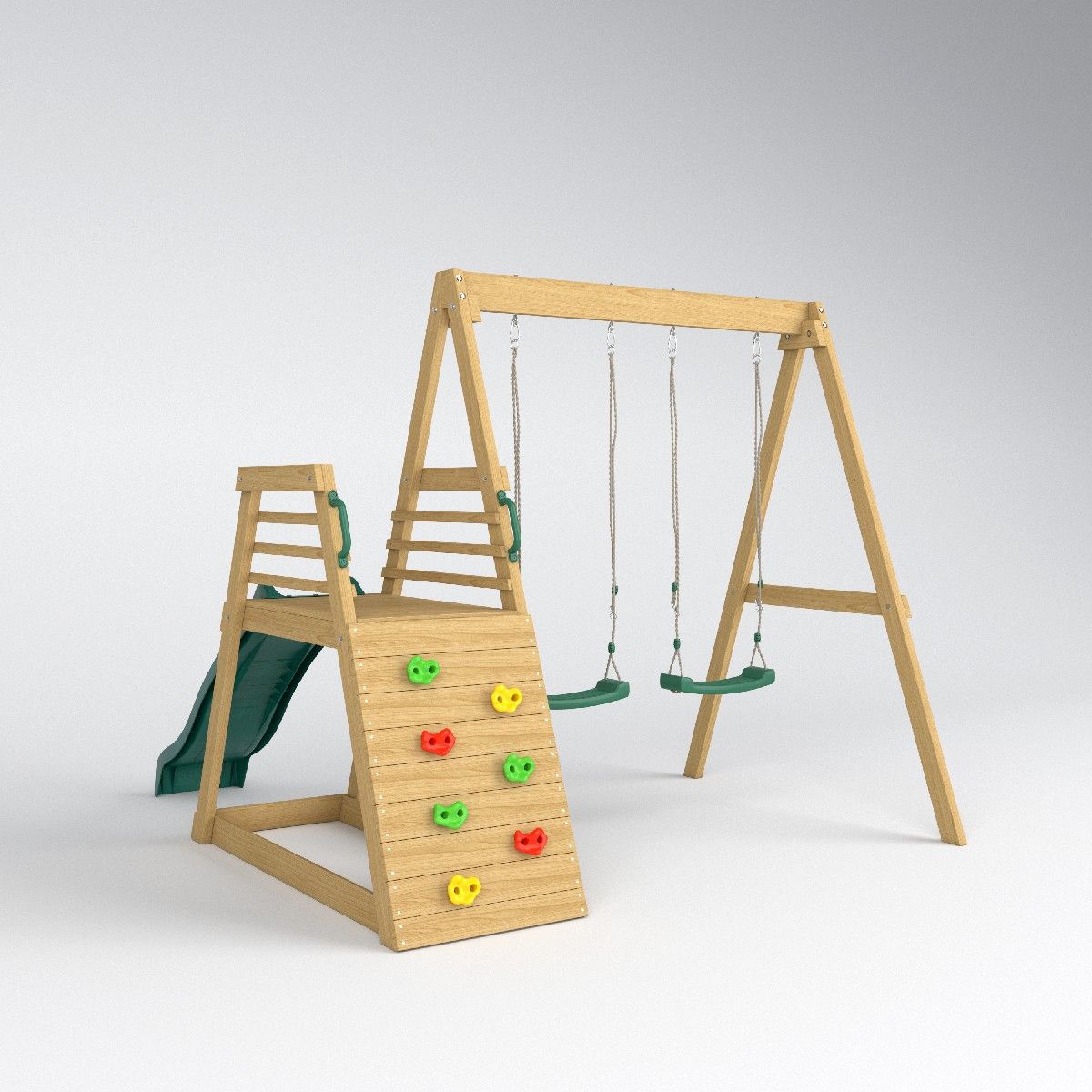 Kids Outdoor Swing Set With Slide - 2026 Jungle Gym Slide Swing Garden