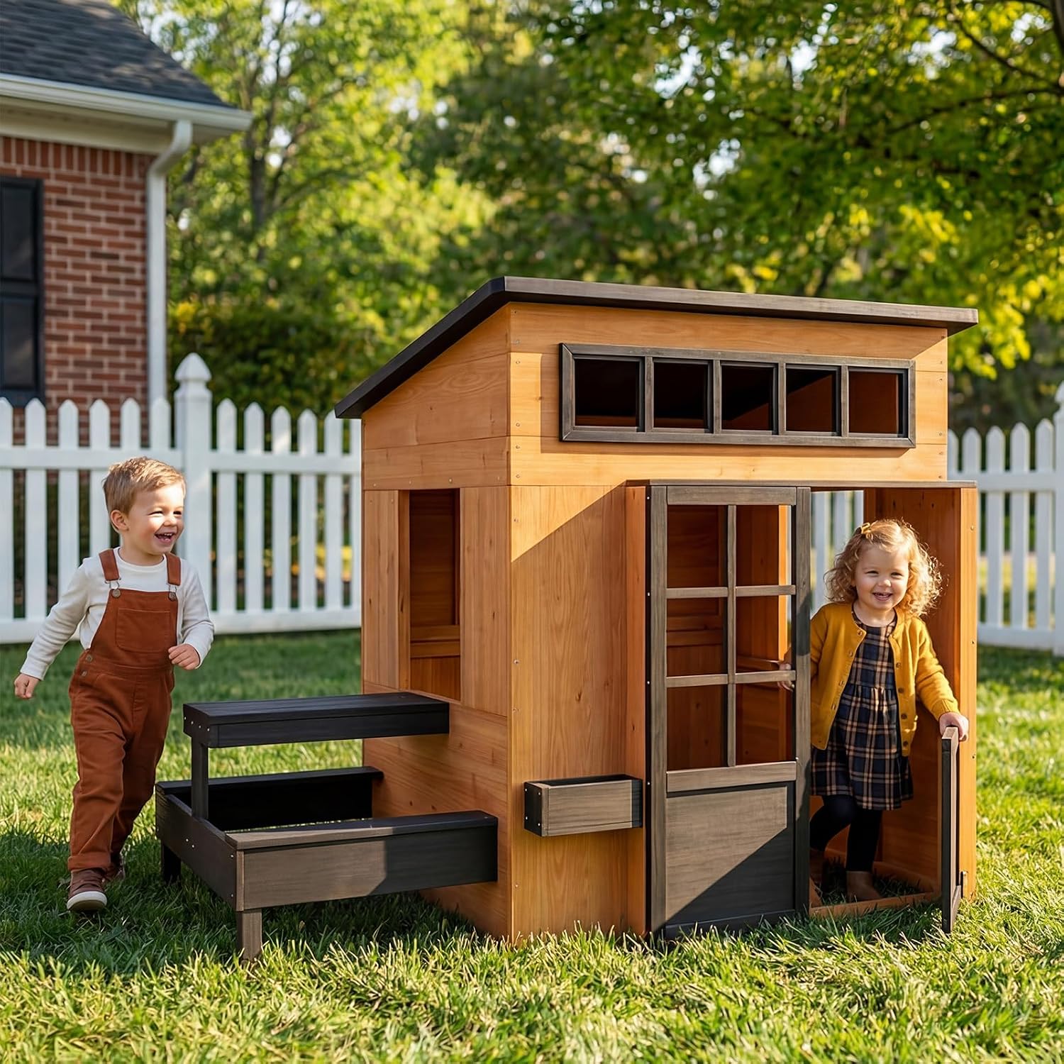 Kids Outdoor House With Kitchen - Rumah Bermain Luar Ruangan Nordivale Modern