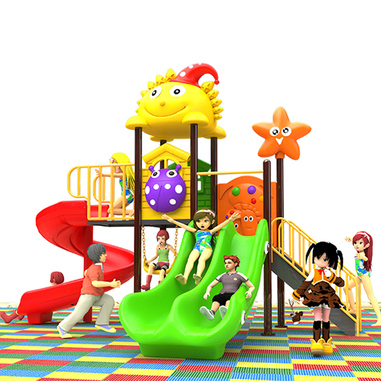 Kids Outdoor Swing Set With Slide - Peralatan Hiburan Luar Ruangan Besar untuk