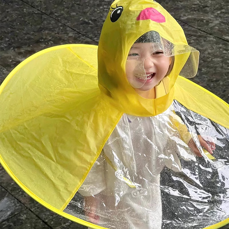 Kids Outdoor Umbrella - Jas Hujan Anak Bentuk UFO dengan