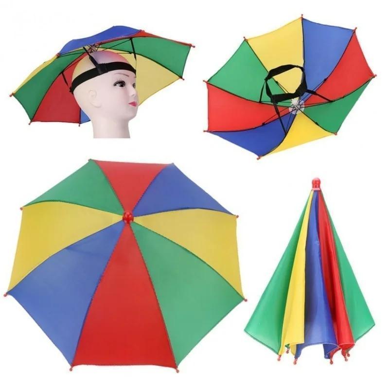 Kids Outdoor Umbrella - Topi Pelindung Matahari Lipat Anti Angin