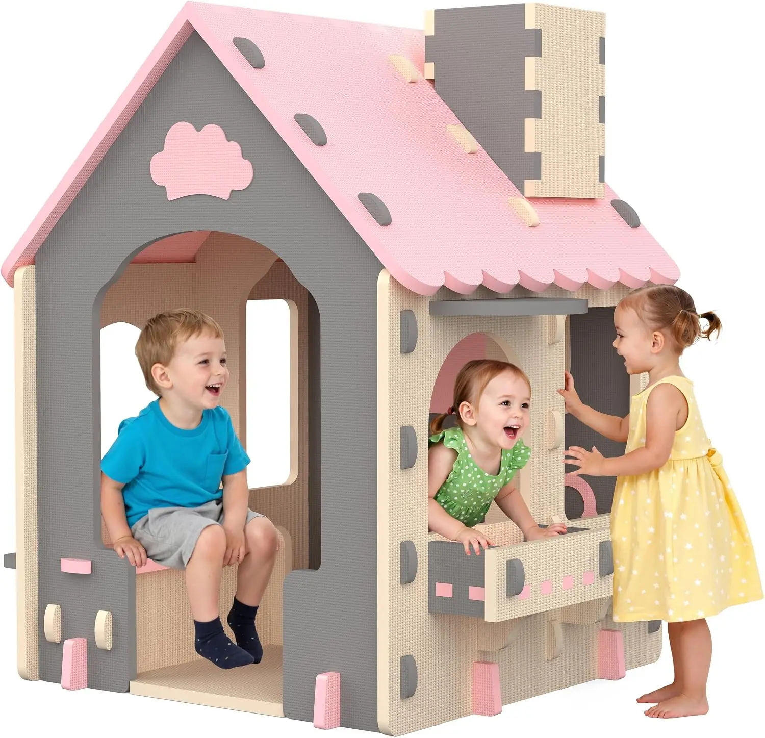 Kids Outdoor House With Kitchen - Rumah Mainan Anak Tema Dapur, Rumah