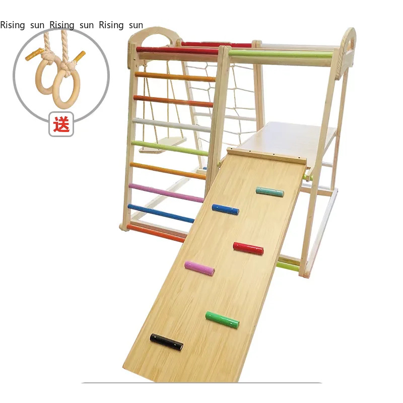Kids Outdoor Swing Set With Slide - Perlengkapan Bermain Anak Indoor, Rak Panjat
