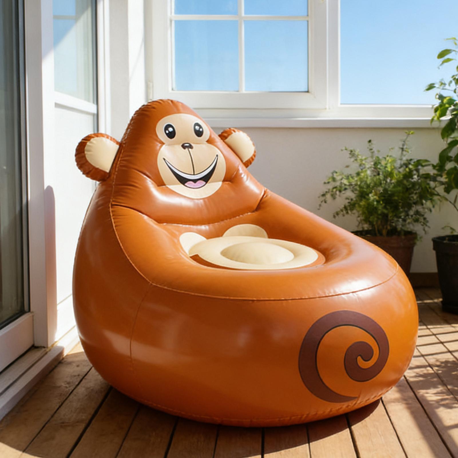 Kids Outdoor Foldable Chair - Kursi Sofa Tiup untuk Anak-Anak Bentuk