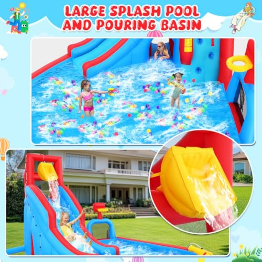 Perosotan air luar ruangan unt - Kids Outdoor House ulasan dan harga