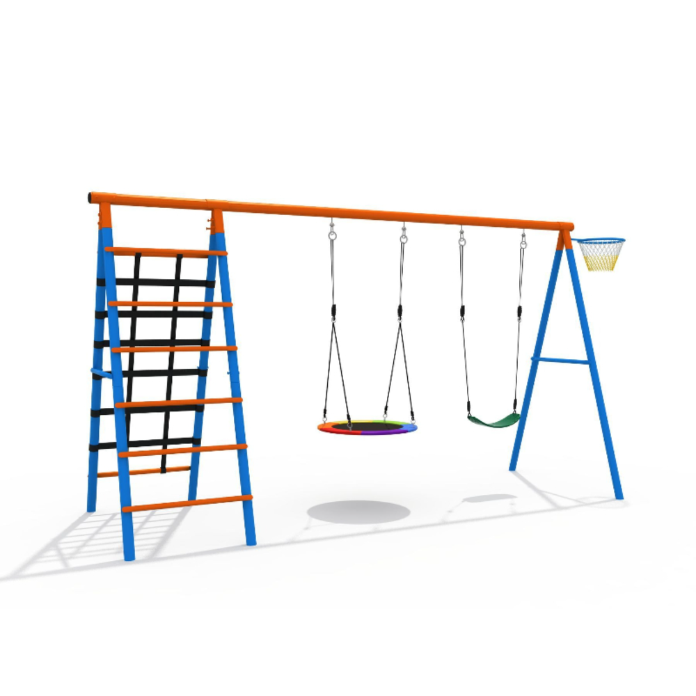 Set Ayunan, Perosotan, dan Pan - Kids Outdoor Swing Set With Slide ulasan dan harga