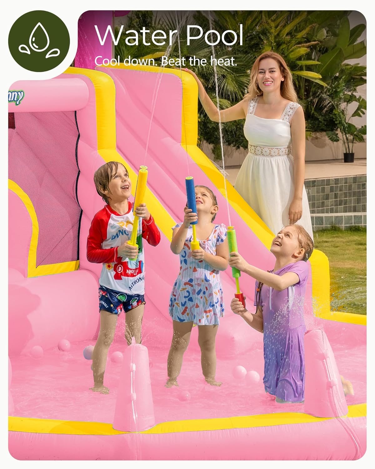 Perosotan Air Tiup Warna Pink  - Kids Outdoor House ulasan dan harga