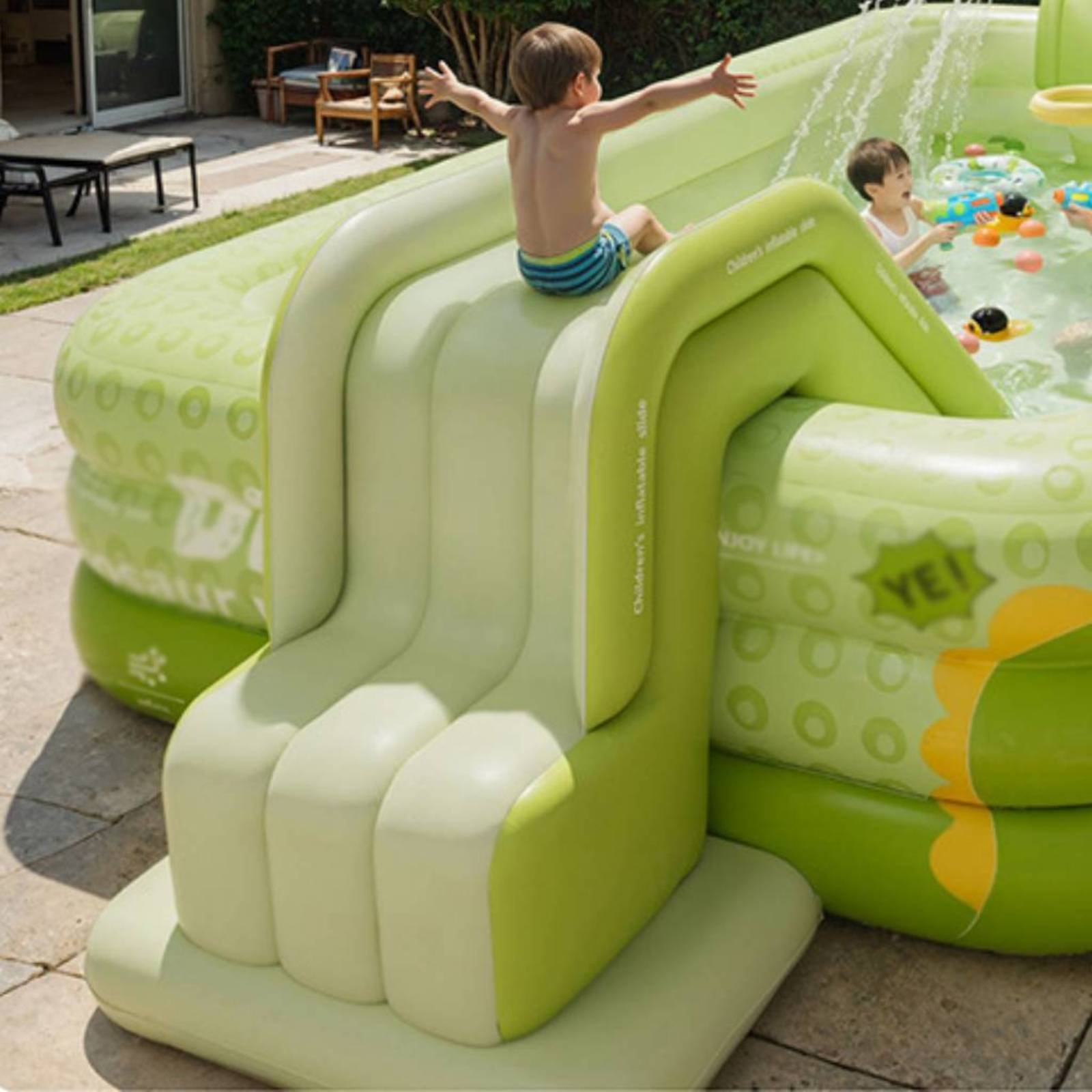 Perosotan Kolam Tiup Lipat, Ta - Kids Outdoor Pool ulasan dan harga
