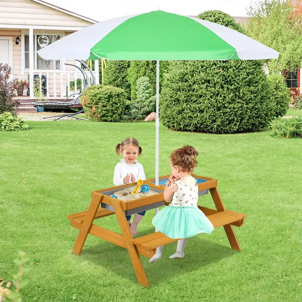 Meja Piknik Anak 3-in-1 yang D - Kids Outdoor Umbrella ulasan dan harga