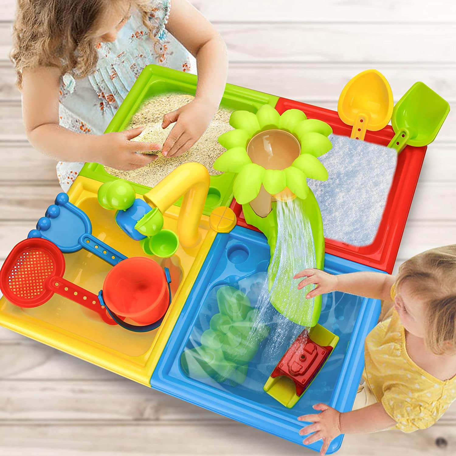 Meja pantai bermain pasir main - Kids Outdoor Pool ulasan dan harga