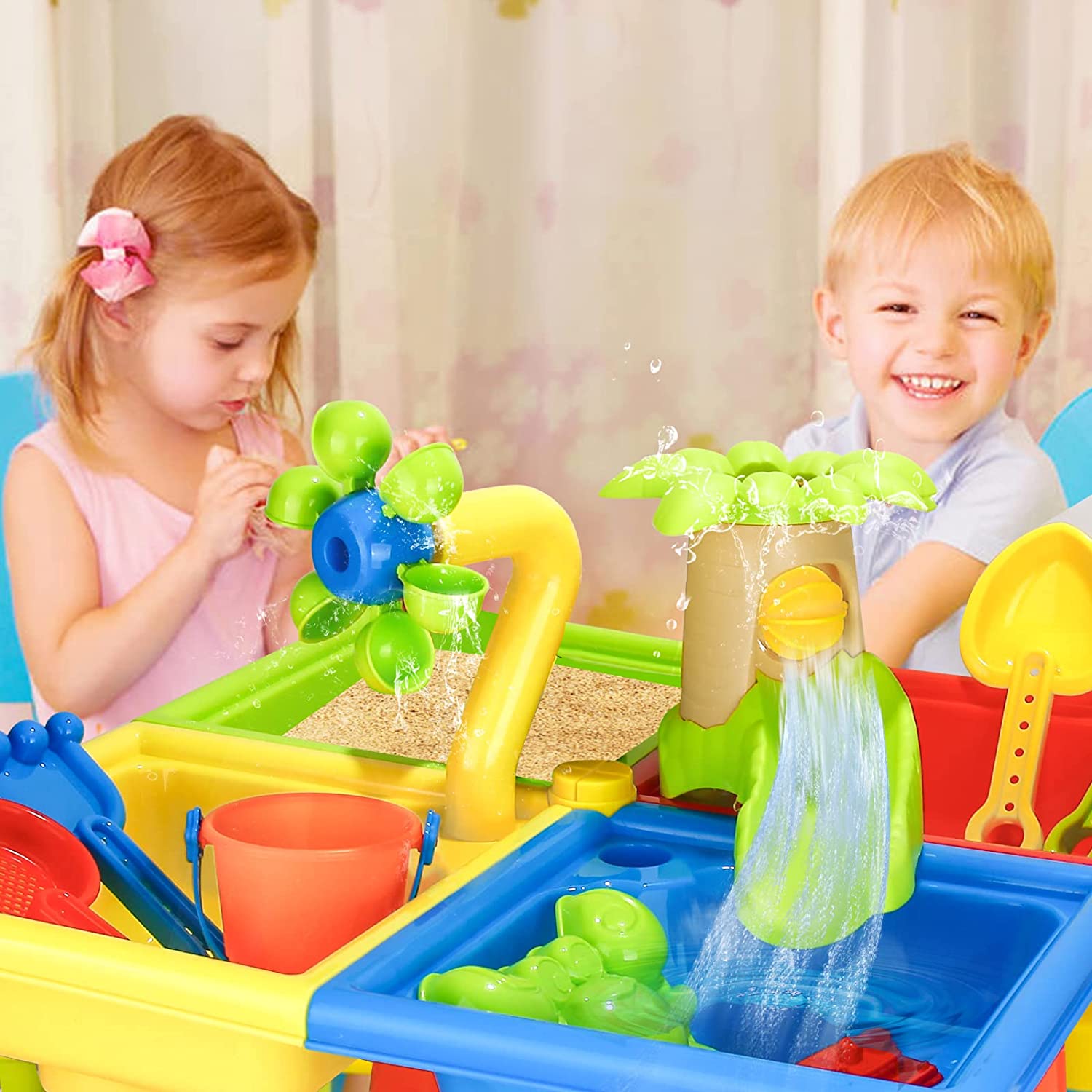 Meja pantai bermain pasir main - Kids Outdoor Pool ulasan dan harga