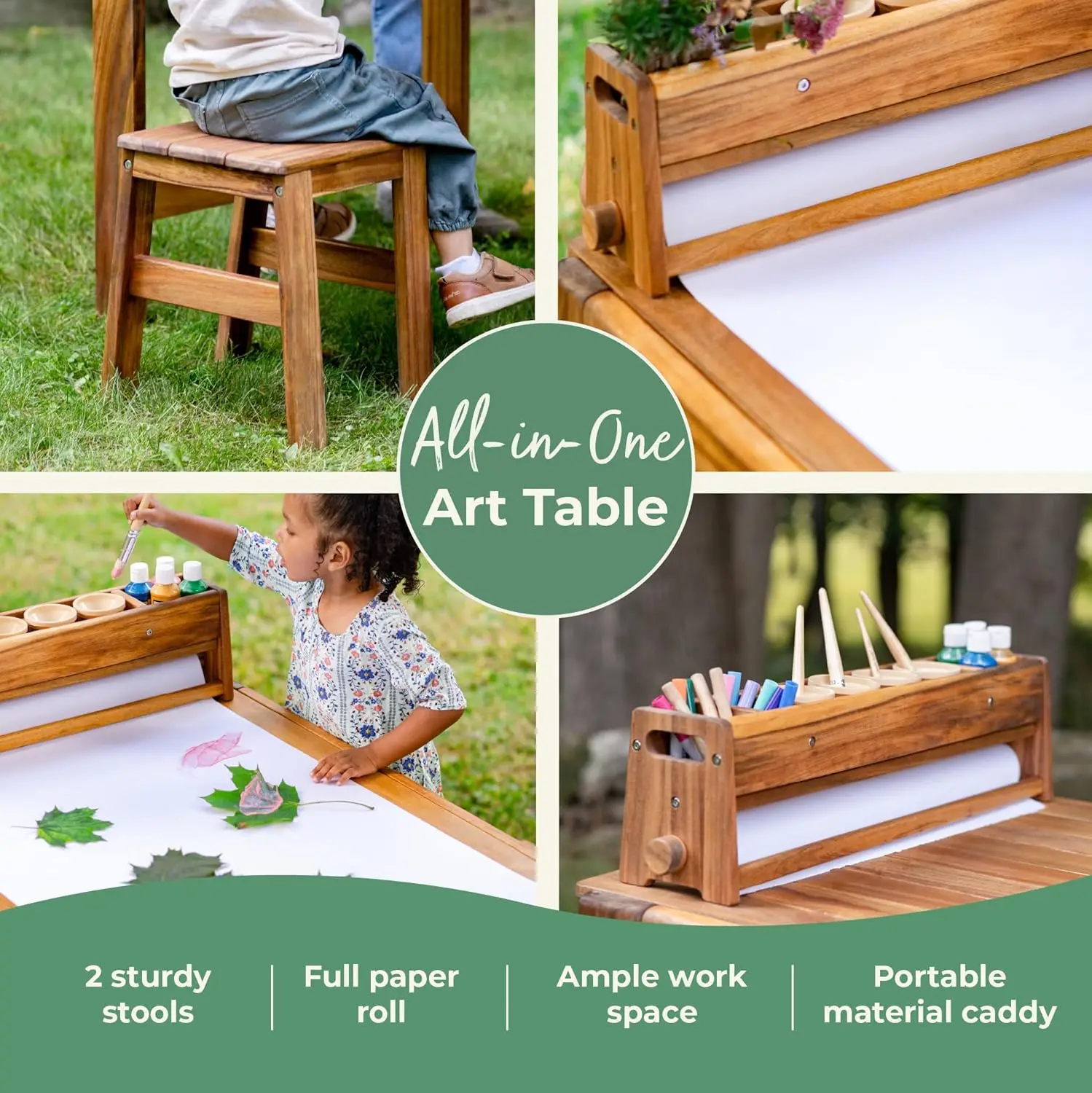 Set Meja dan Kursi Seni Luar R - Kids Outdoor Chair And Table ulasan dan harga