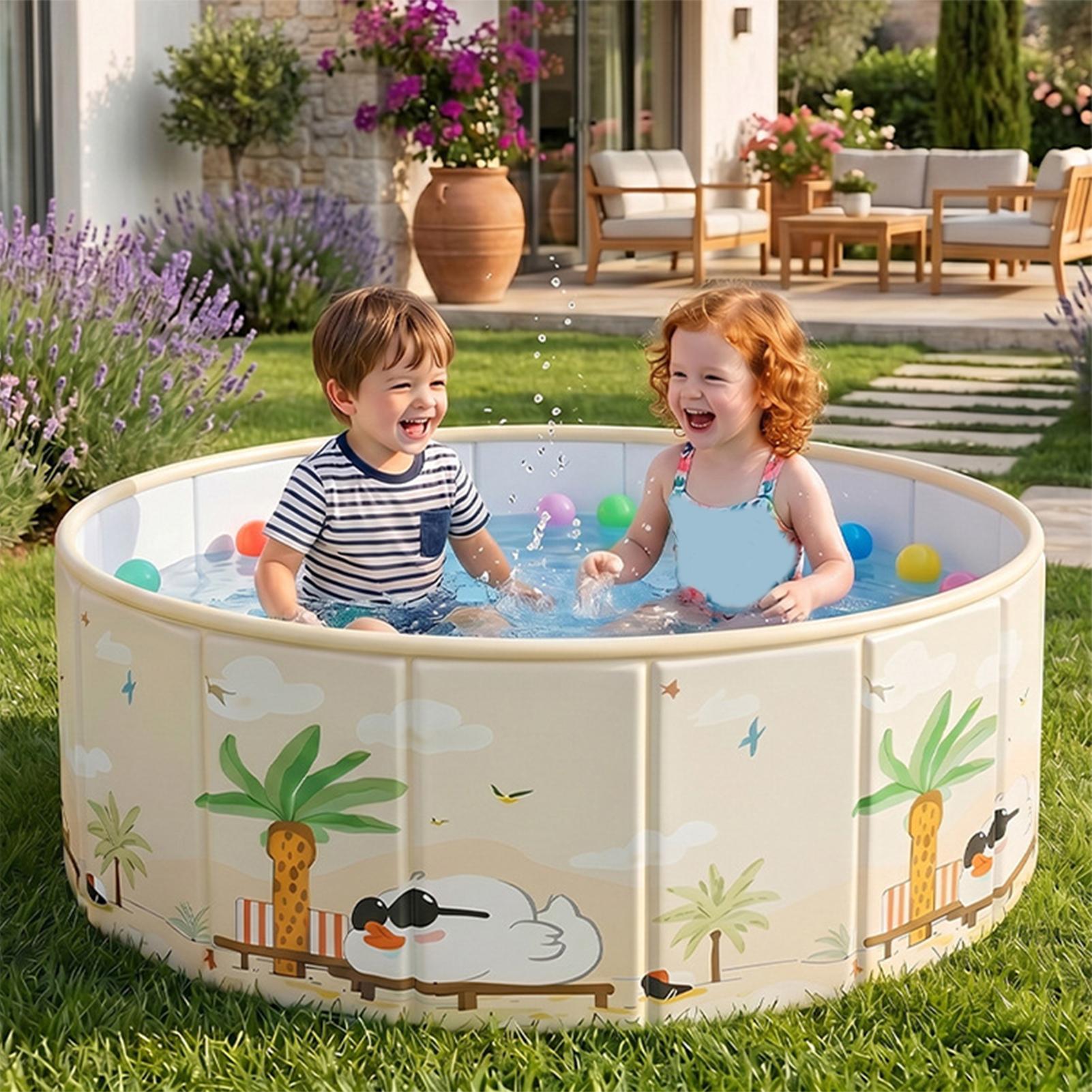 Bak Mandi Anjing Lipat Tebal,  - Kids Outdoor Pool ulasan dan harga