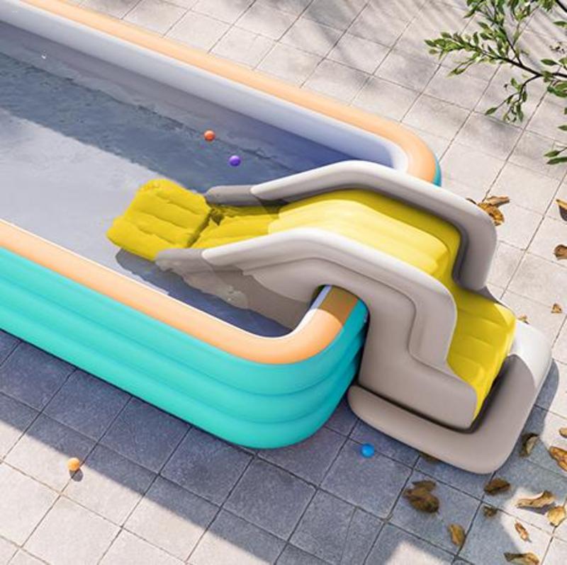 Perosotan air tiup anak-anak,  - Kids Outdoor Pool ulasan dan harga