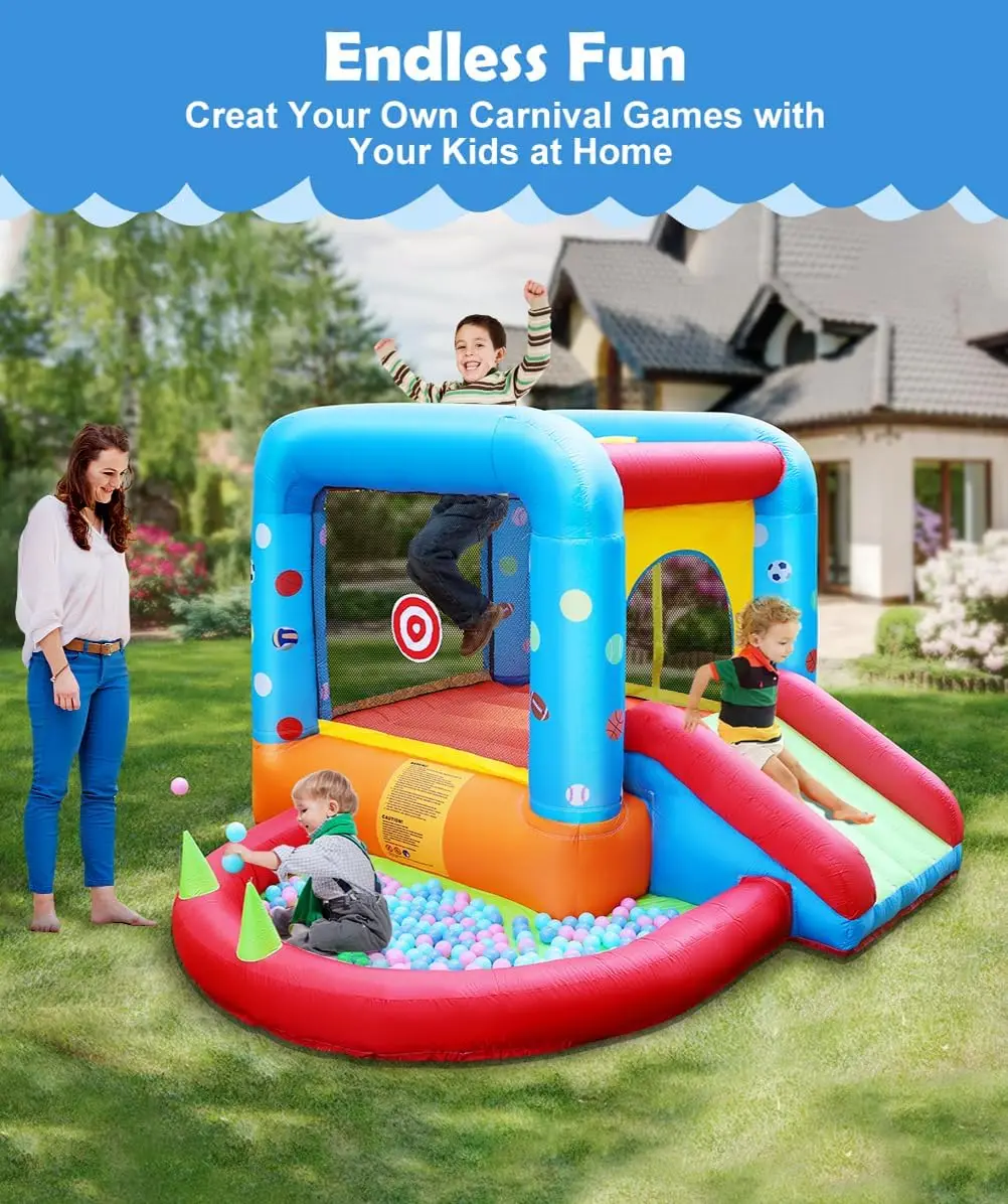 Step4Fun Rumah Loncat Tiup, Ka - Kids Outdoor House ulasan dan harga