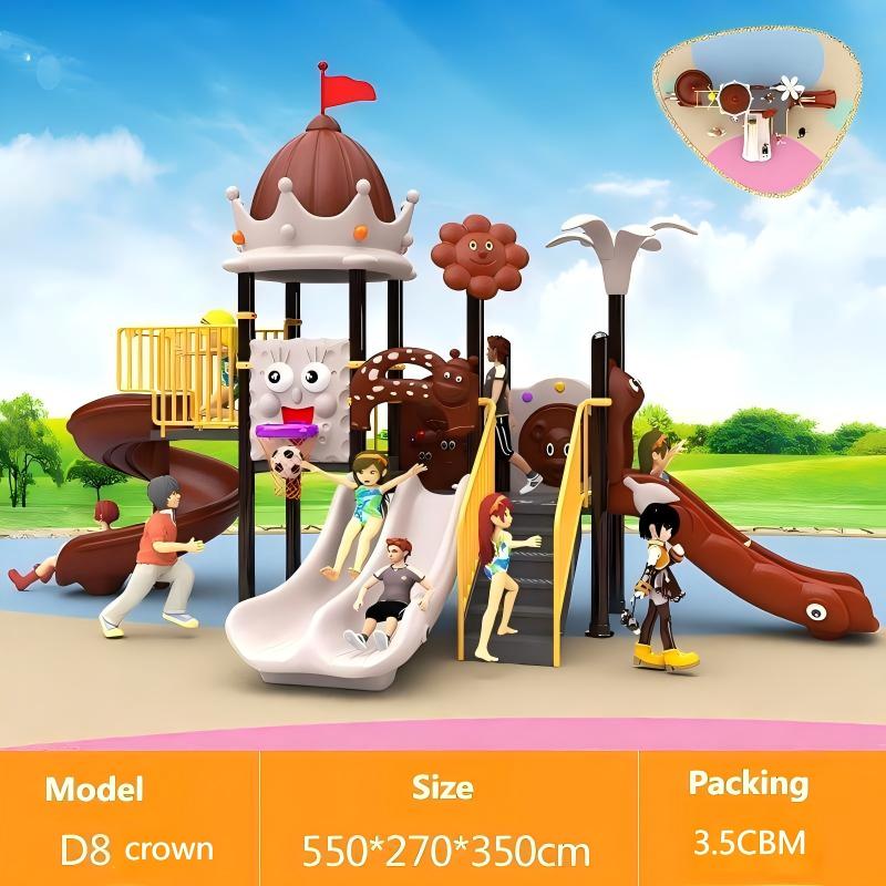 Ayunan Baja & Plastik untuk An - Kids Outdoor Swing Set With Slide ulasan dan harga
