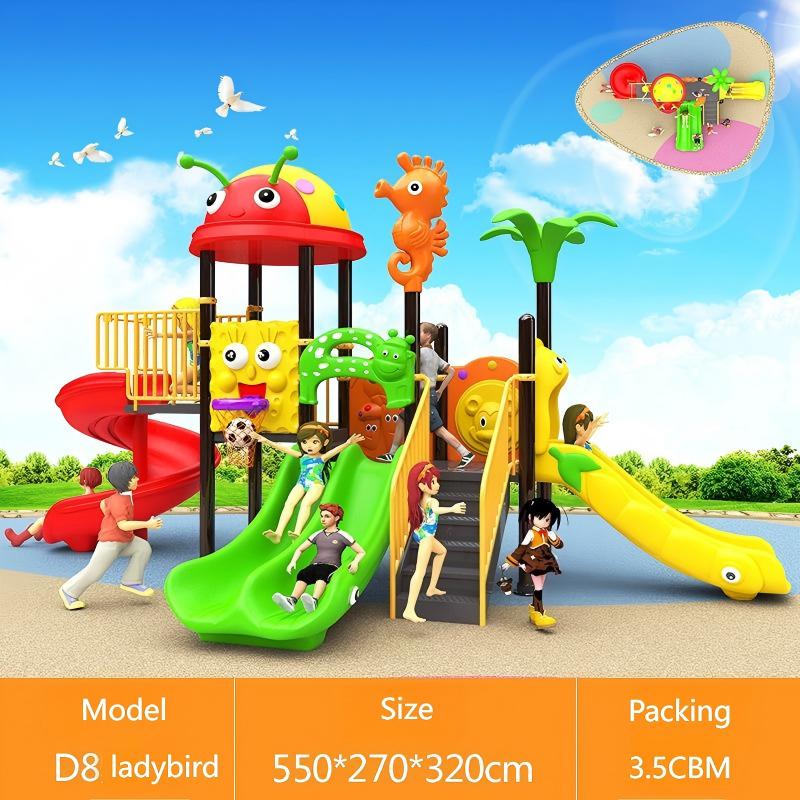 Ayunan Baja & Plastik untuk An - Kids Outdoor Swing Set With Slide ulasan dan harga