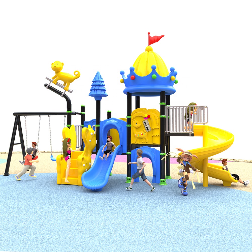 Area Bermain Anak Multifungsi  - Kids Outdoor Swing Set With Slide ulasan dan harga