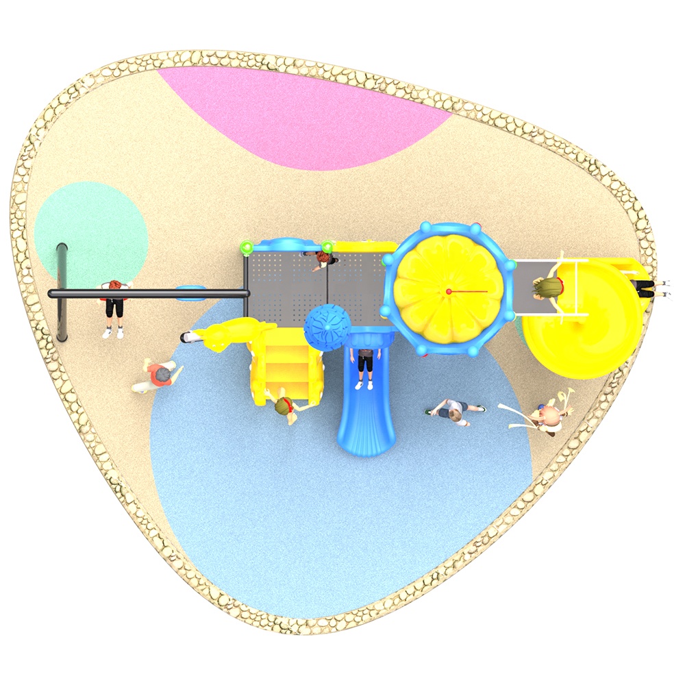 Area Bermain Anak Multifungsi  - Kids Outdoor Swing Set With Slide ulasan dan harga