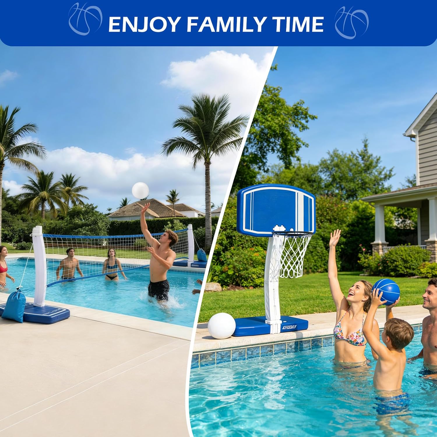 Ring Basket dan Jaring Bola Vo - Kids Outdoor Basketball Hoop ulasan dan harga