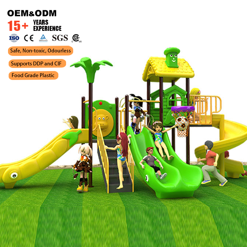 Peralatan Hiburan Luar Ruangan - Kids Outdoor Swing Set With Slide ulasan dan harga