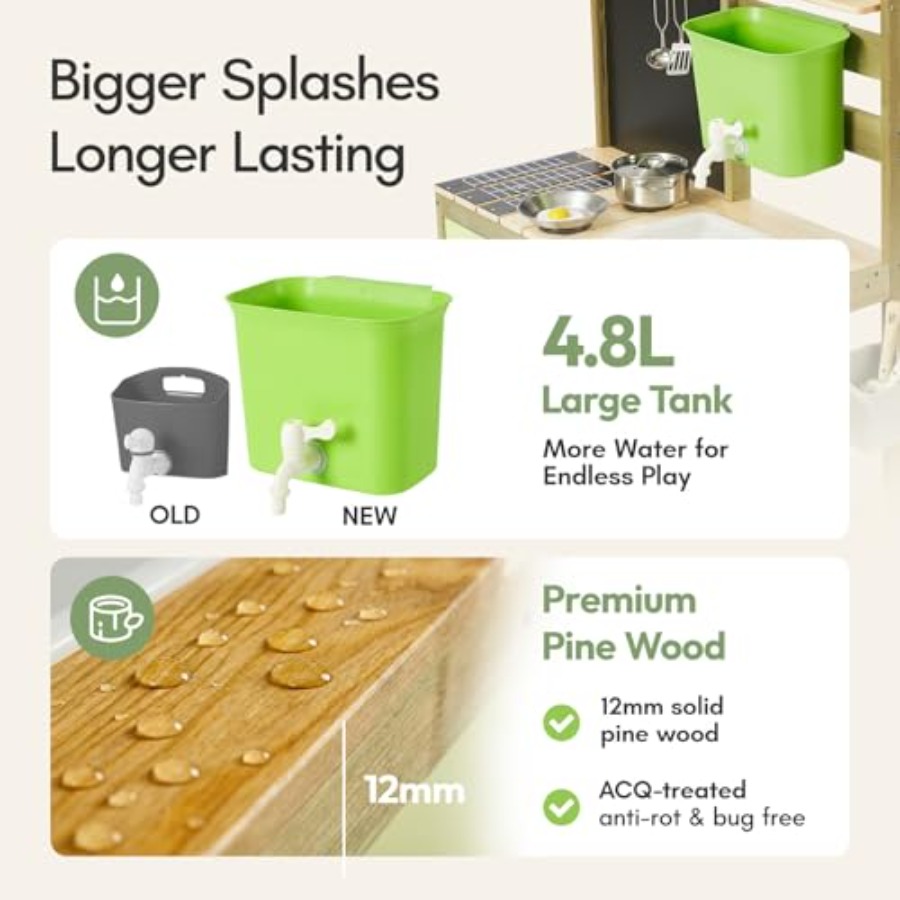Dapur lumpur luar ruangan untu - Kids Outdoor Mud Table ulasan dan harga