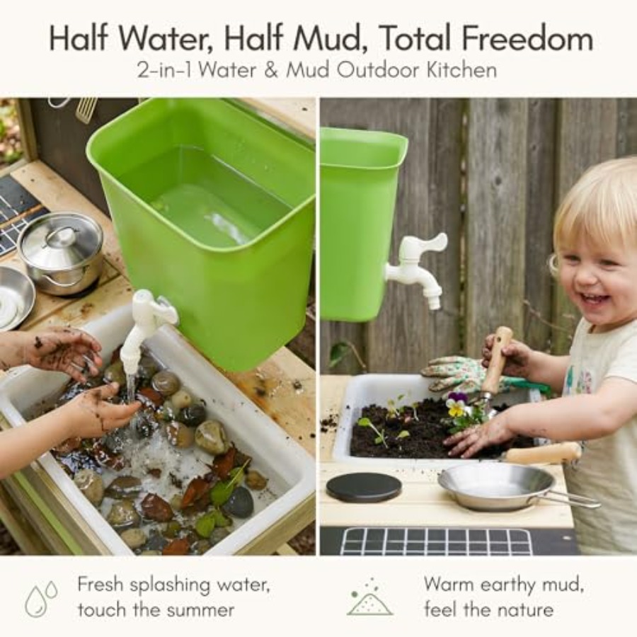 Dapur lumpur luar ruangan untu - Kids Outdoor Mud Table ulasan dan harga