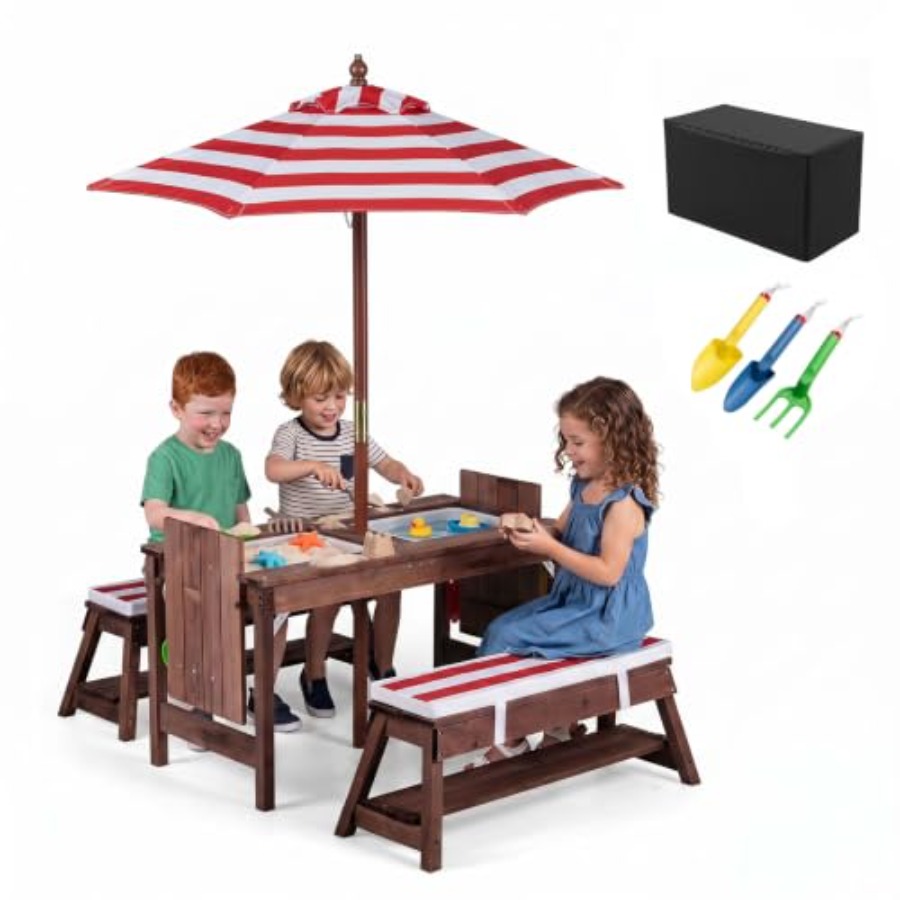 Meja piknik anak-anak untuk pe - Kids Outdoor Umbrella ulasan dan harga