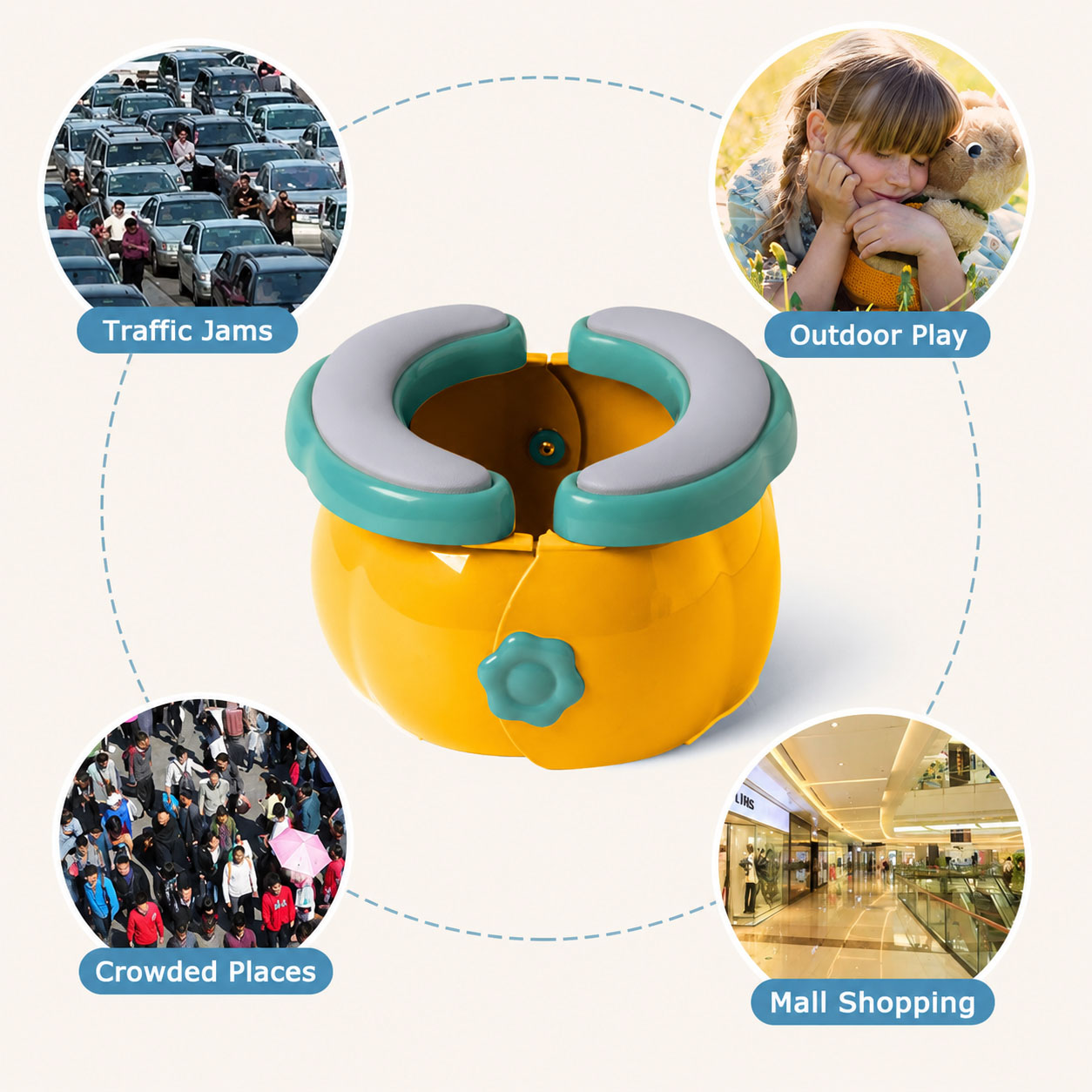 Kursi Toilet Lipat Portabel un - Kids Outdoor Foldable Chair ulasan dan harga