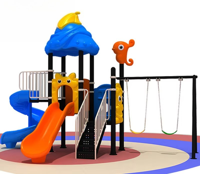 Ayunan Plastik Besar dan Tahan - Kids Outdoor Swing Set With Slide ulasan dan harga