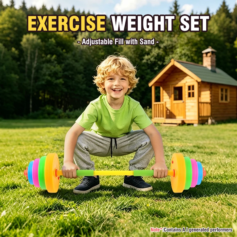 Set Barbel Dumbbell Anak yang  - Kids Outdoor Gym Equipment ulasan dan harga
