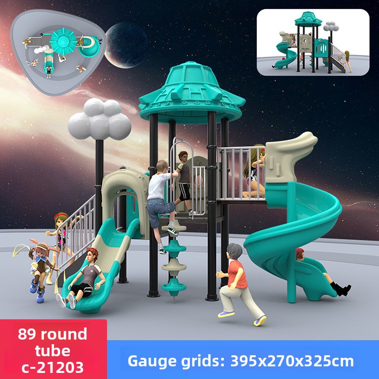 Peralatan Bermain Anak-Anak di - Kids Outdoor Swing Set With Slide ulasan dan harga