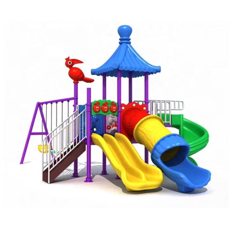 Set Ayunan dan Perosotan Luar  - Kids Outdoor Swing Set With Slide ulasan dan harga
