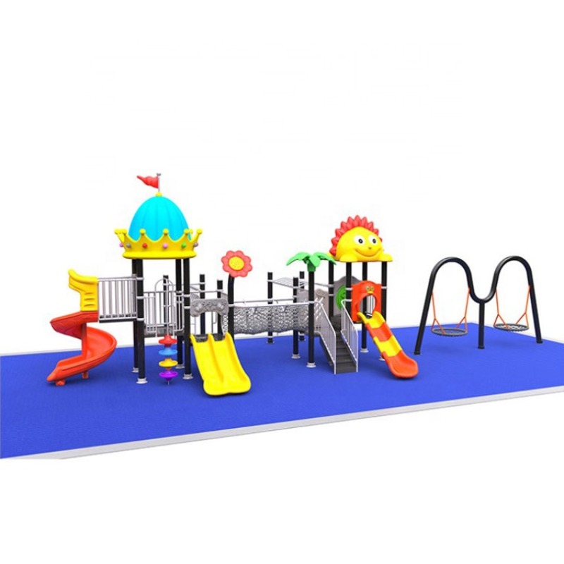 Set Ayunan dan Perosotan Luar  - Kids Outdoor Swing Set With Slide ulasan dan harga