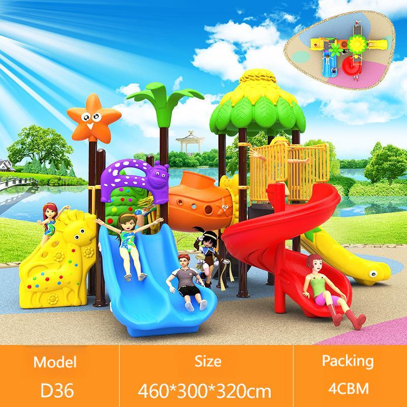 Peralatan Taman Bermain Murah  - Kids Outdoor Swing Set With Slide ulasan dan harga