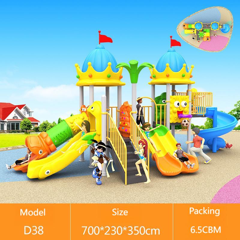 Peralatan Taman Bermain Murah  - Kids Outdoor Swing Set With Slide ulasan dan harga