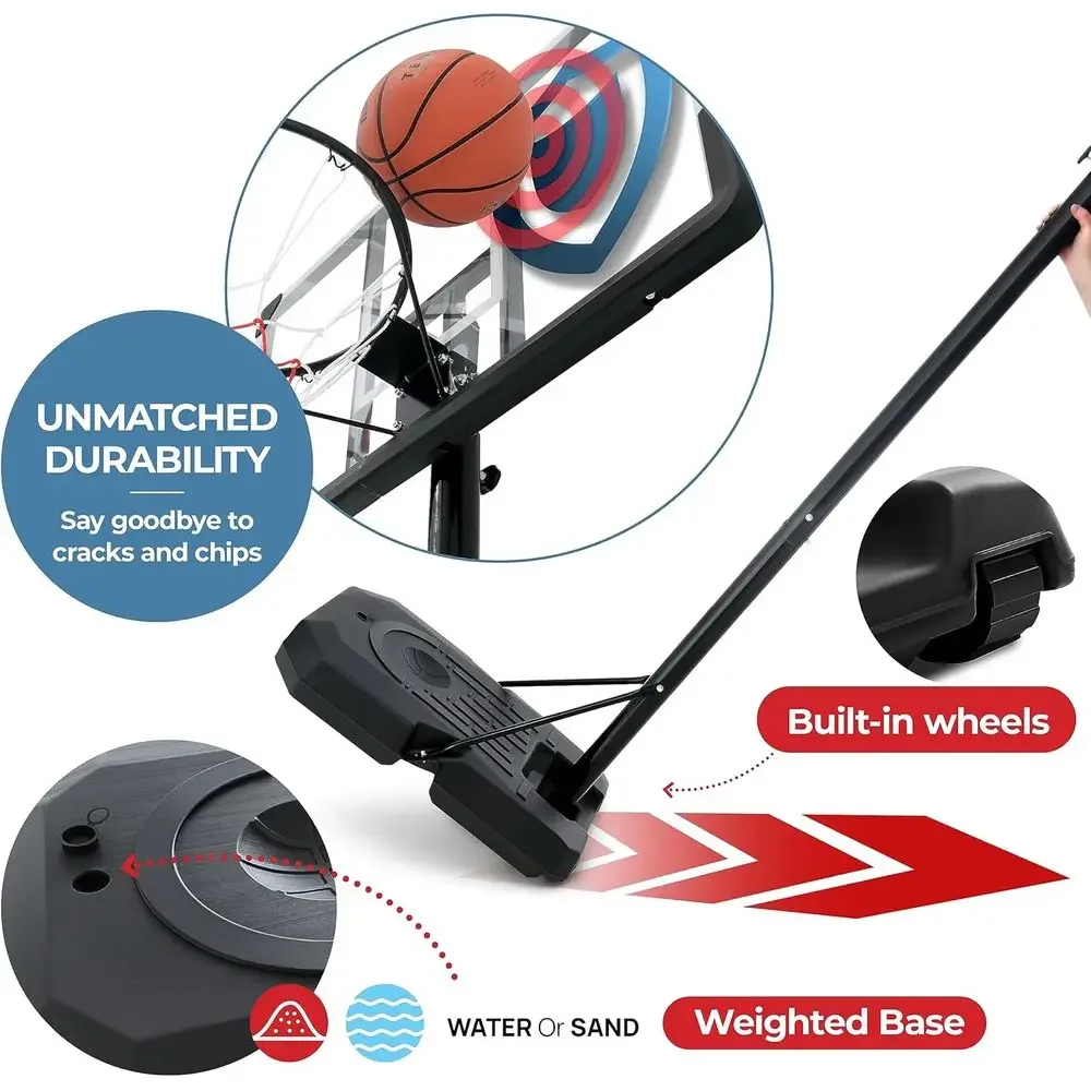 Sistem Ring Basket Anti Pecah  - Kids Outdoor Basketball Hoop ulasan dan harga