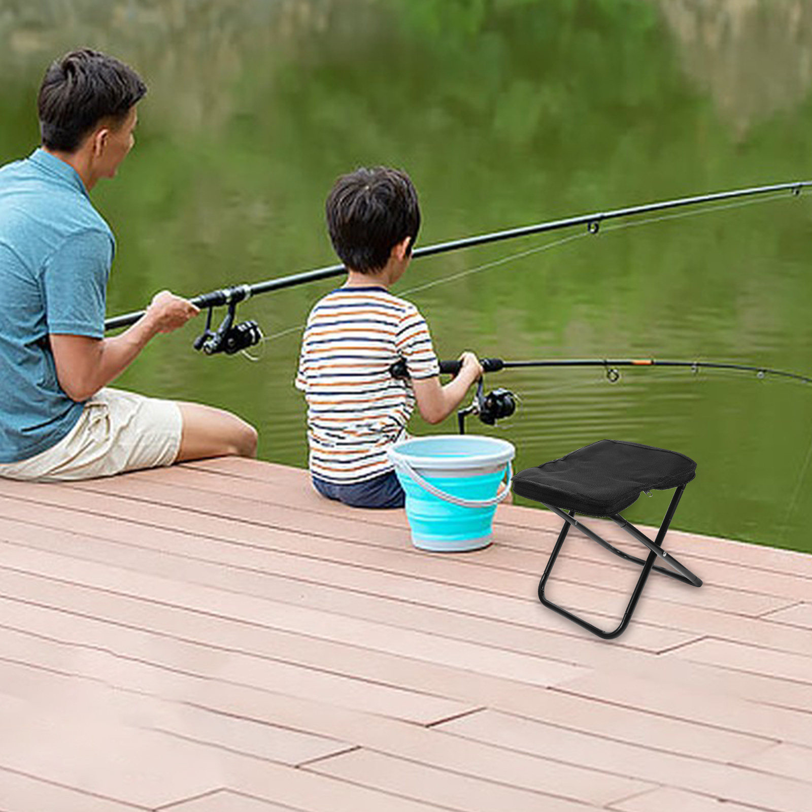 Kursi Lipat Mini Ringan Portab - Kids Outdoor Foldable Chair ulasan dan harga