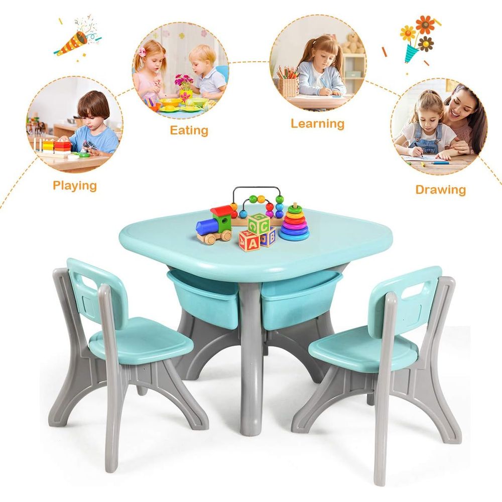 Meja dan Kursi Anak, Set Meja  - Kids Outdoor Chair And Table ulasan dan harga