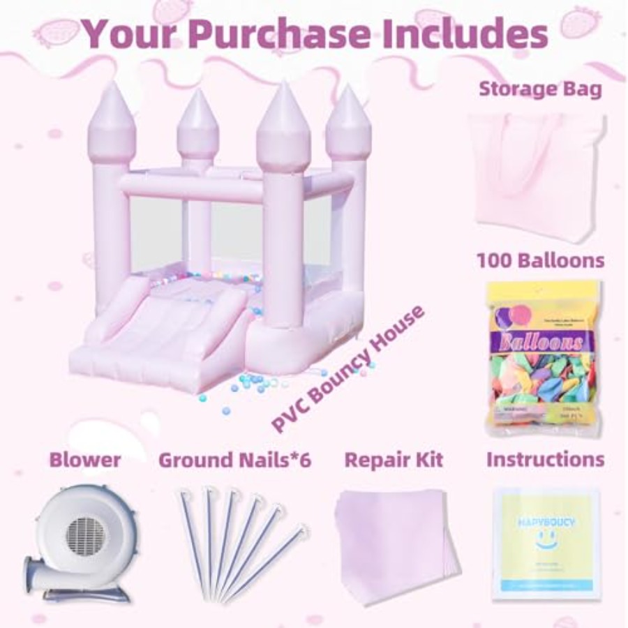 Rumah balon PVC untuk anak-ana - Kids Outdoor House ulasan dan harga