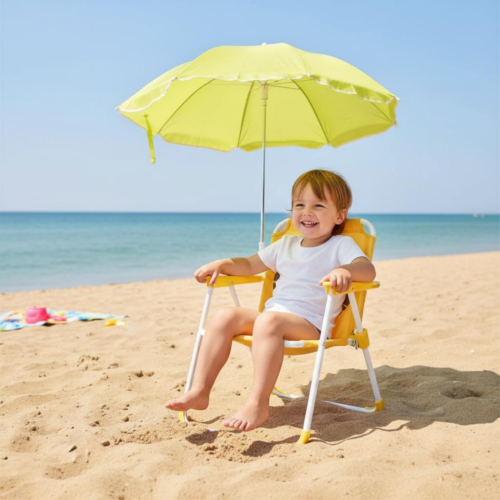 Kursi Portabel Anak dengan Pel - Kids Outdoor Umbrella ulasan dan harga