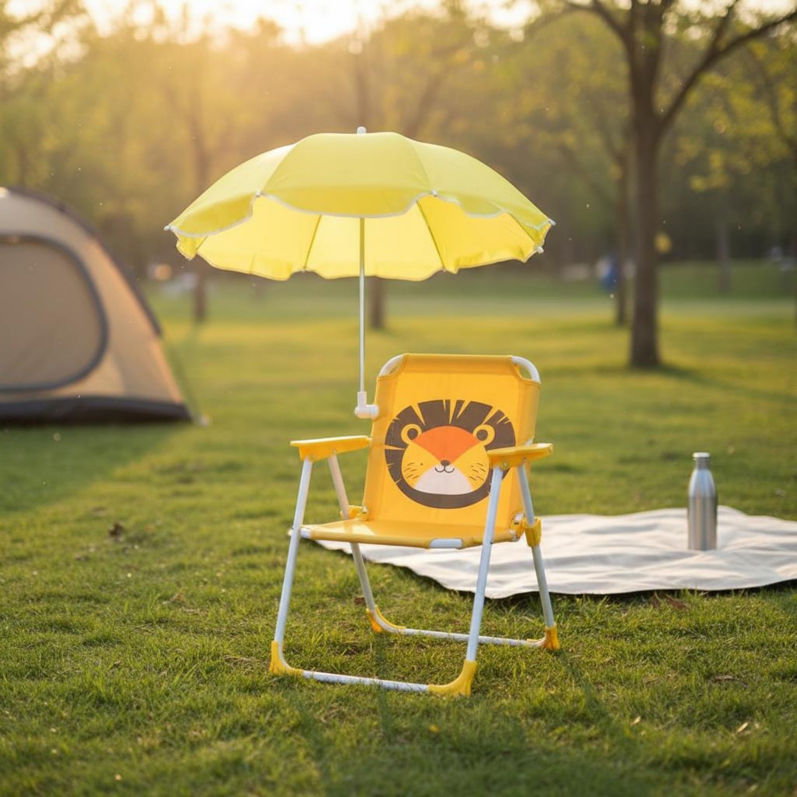 Kursi Portabel Anak dengan Pel - Kids Outdoor Umbrella ulasan dan harga
