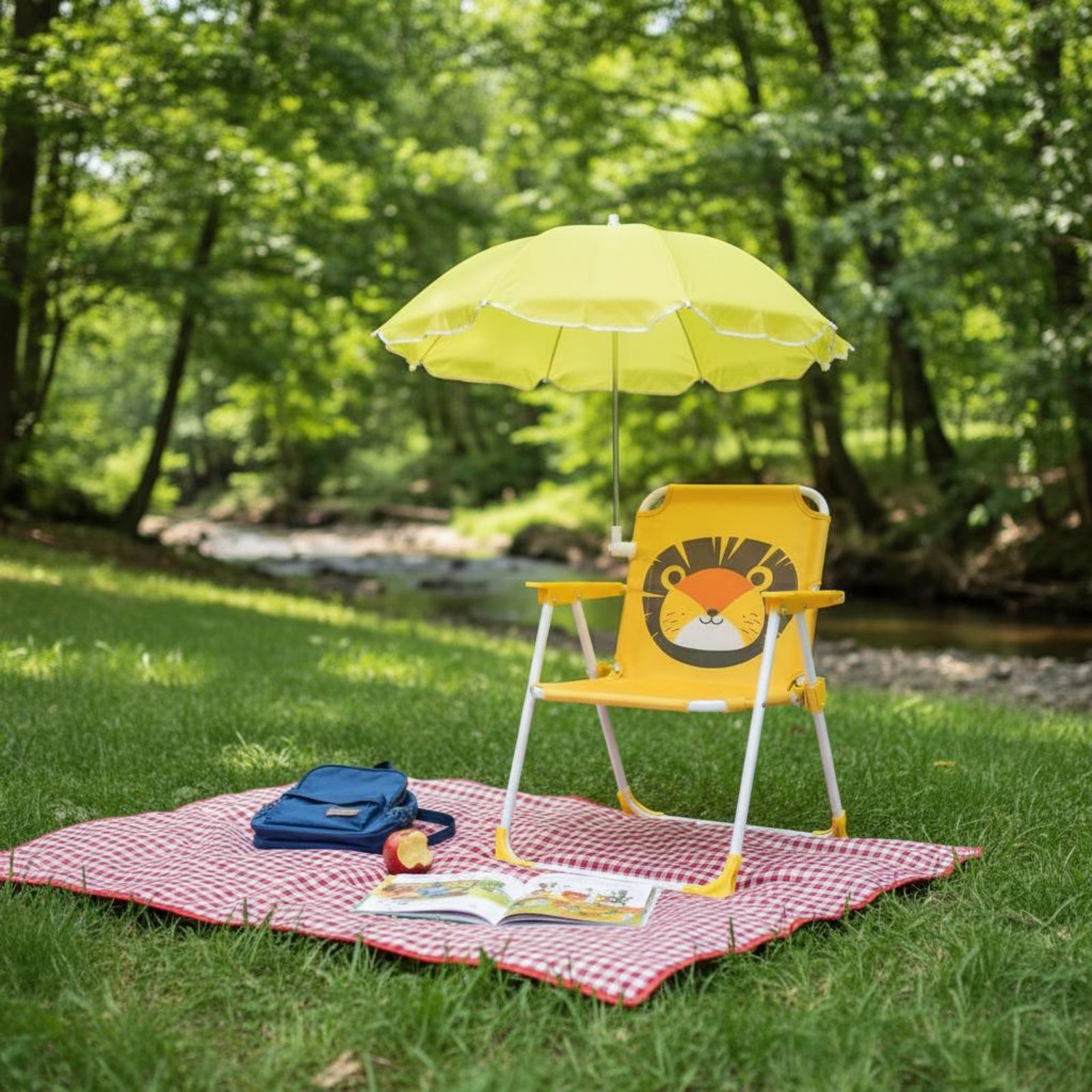 Kursi Portabel Anak dengan Pel - Kids Outdoor Umbrella ulasan dan harga