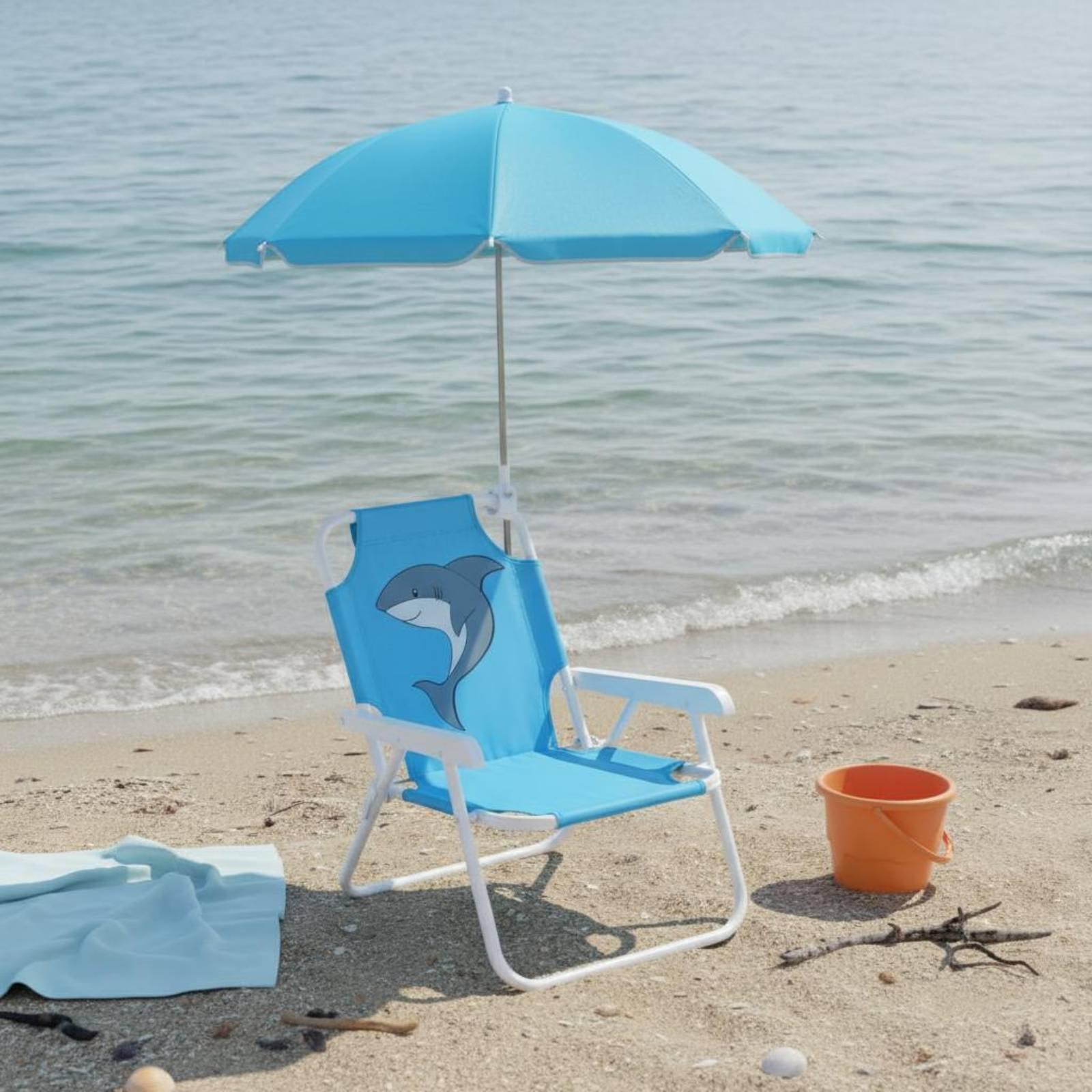 Kursi Portabel Anak dengan Pel - Kids Outdoor Umbrella ulasan dan harga
