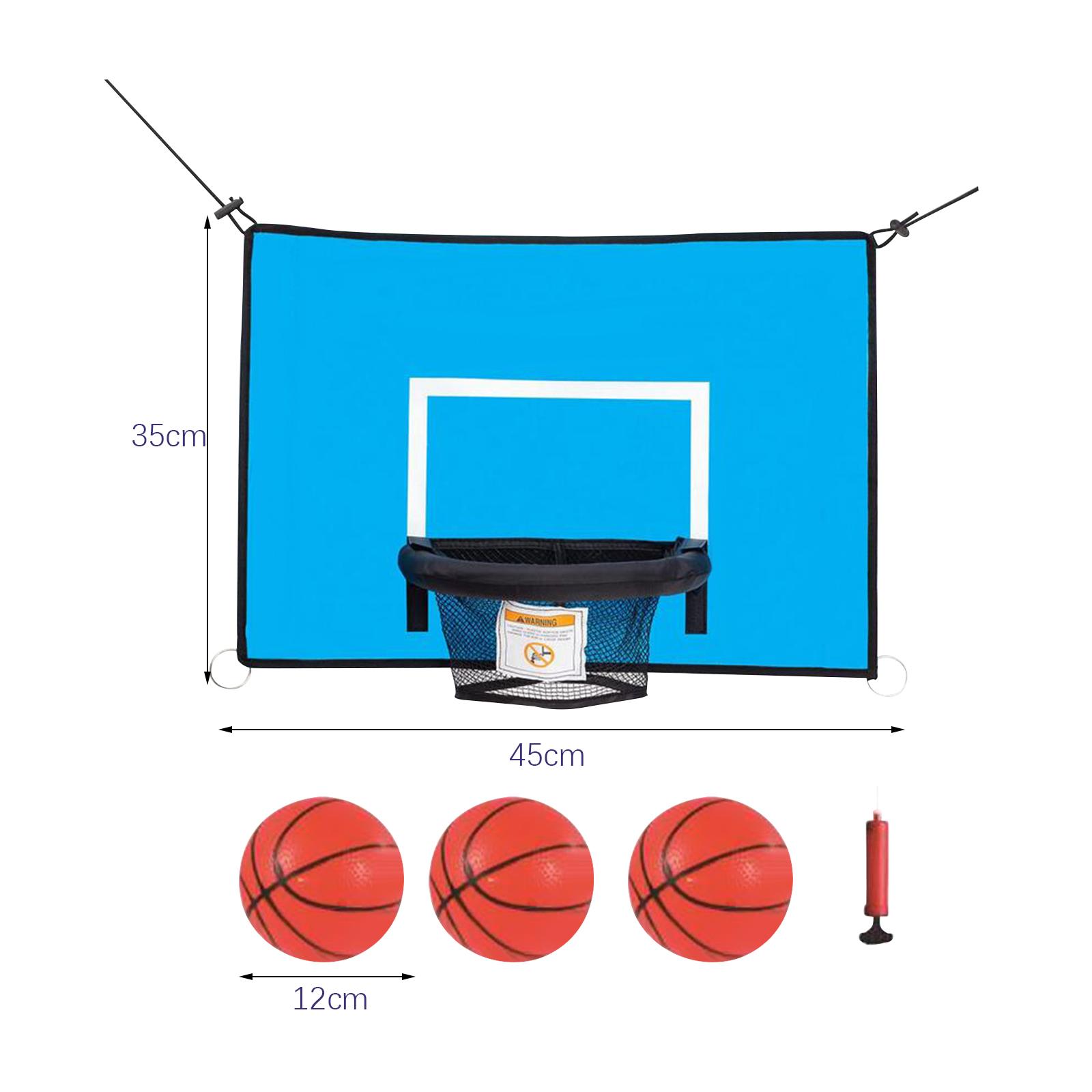 Trampolin Basket Hoop PVC Atta - Kids Outdoor Basketball Hoop ulasan dan harga